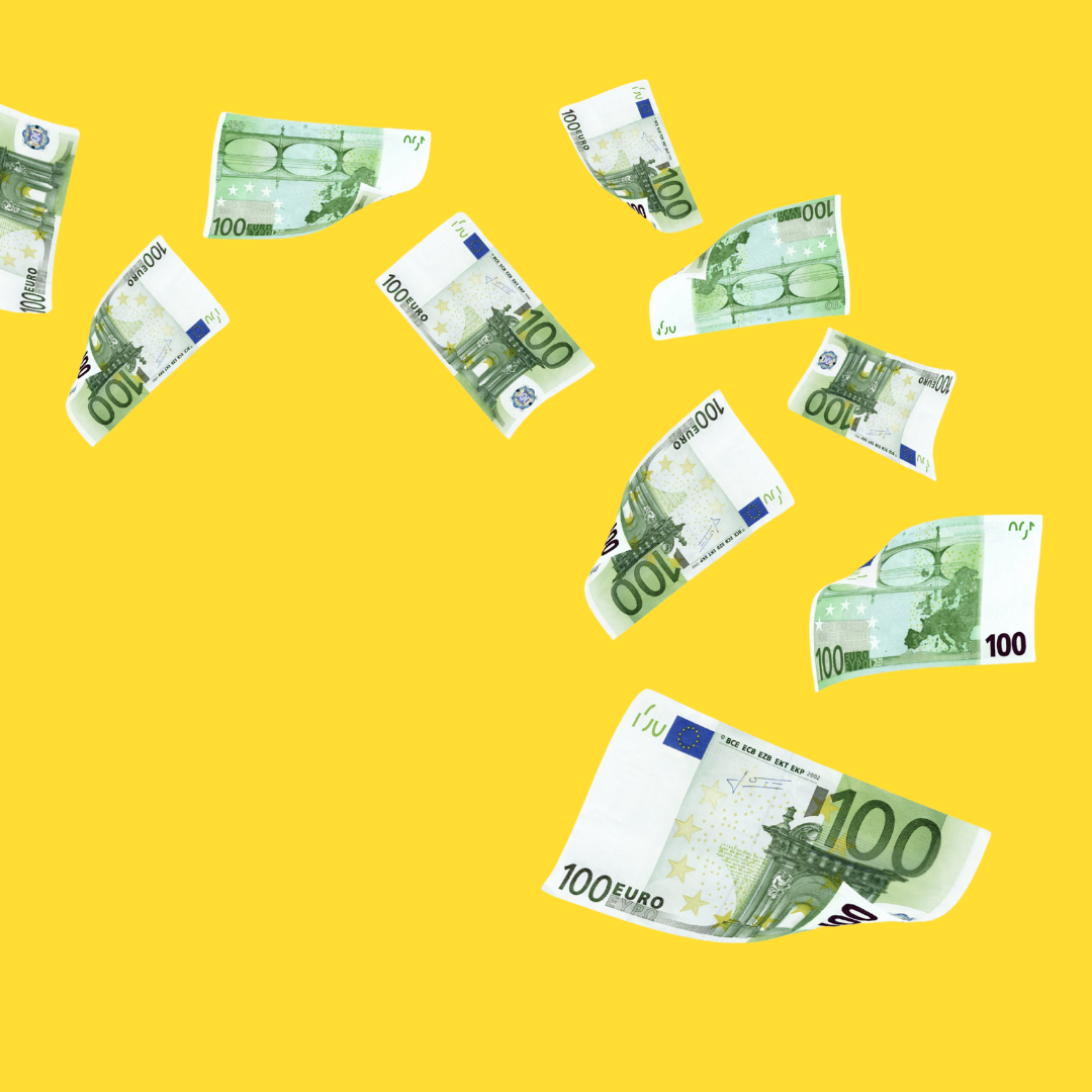 100 euron seteleitä
