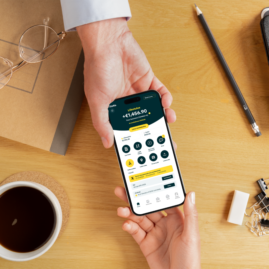 Toiminimen kirjanpito itse Kletta Solo paketilla